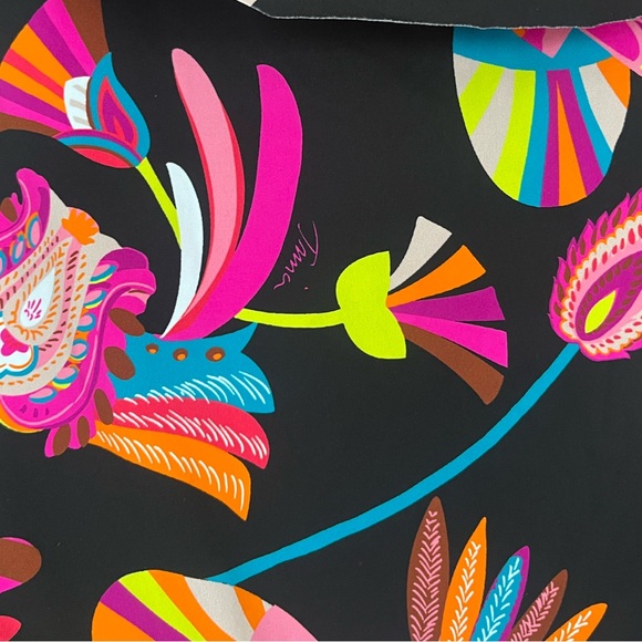 {Trina Turk} Luminary Printed Off The Shoulder Ruffle One Piece Swimsuit - NWT - Picture 5 of 14